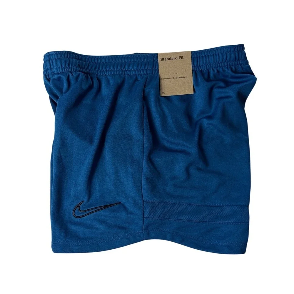 Nike Dri-FIT Girls Medium Blue Soccer Athletic‎ Running Shorts NWT DV2846-407